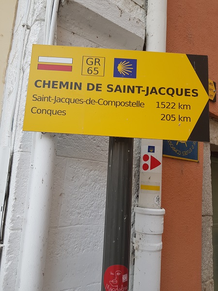 Le premier panneau au Puy-en-Velay