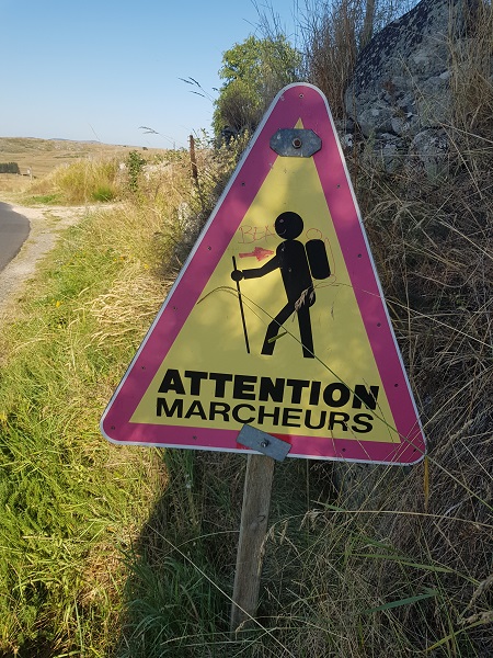rappel de sécurité routière sur le GR65