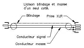 dissymétrisation entre les prises XLR et JACK