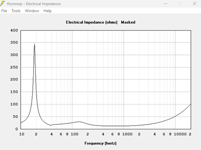 Impédance électrique pour le LB12 MKII en 50 cm de large