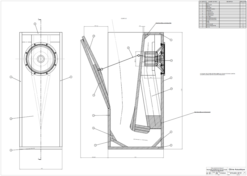 Pavillon à sortie arrière pour le EMS LB12EX