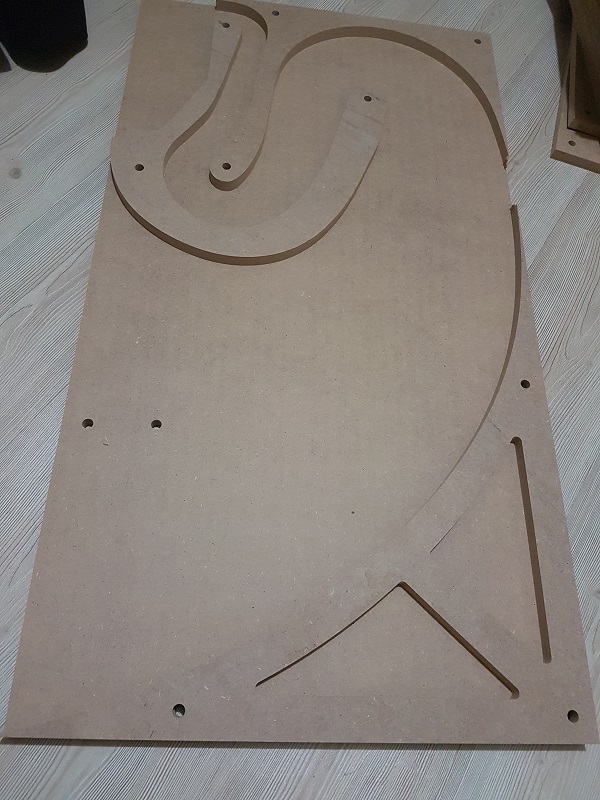montage pour pavillon arrière, haut-parleur de 21 cm