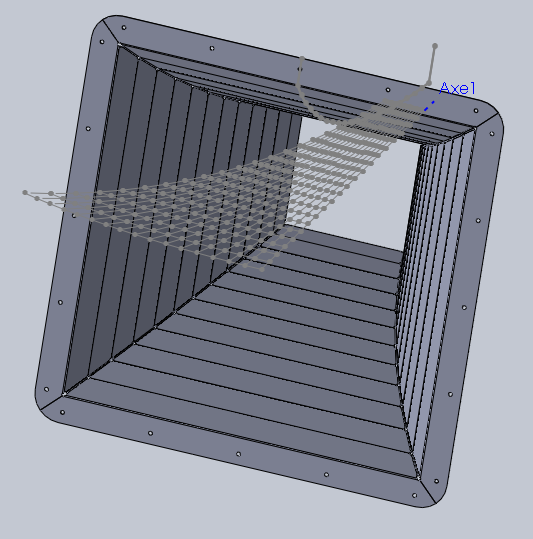 Les 4 tôles avec une gorge pour un 31 cm