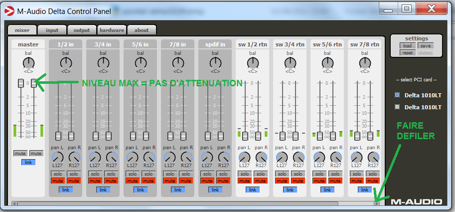 Configuration MIXER (1)