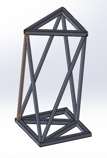 Pied d'enceinte conçu comme une structure de simulateur de vol